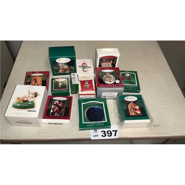 HALLMARK ORNAMENTS - BOY SCOUTS, VARIOUS OTHERS