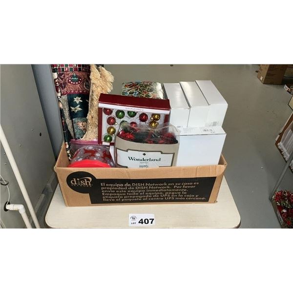 CHRISTMAS DECOR , ORNAMENTS