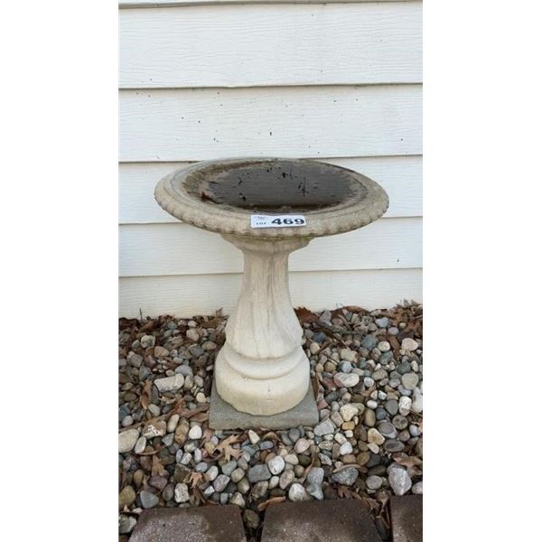 CONCRETE BIRD BATH