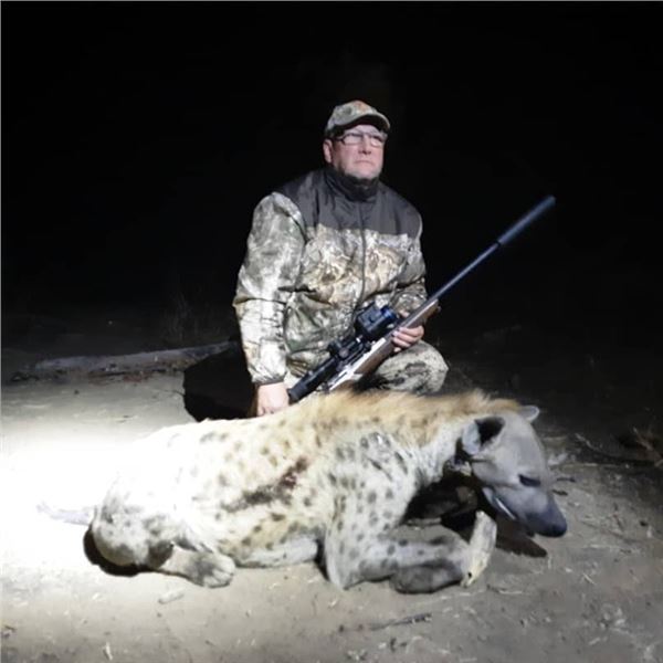 7-Day Spotted Hyena Hunt for 1 Hunter in Zimbabwe, Africa with Elephant Trails Safaris