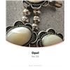 Image 11 : Opal Navajo Squash Blossom Necklace