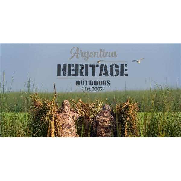 4 Day Ultimate Duck & Mixed Bag Hunt  2 Hunters *San Martin Lodge* with Argentina Heritage Outdoors