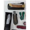 Image 2 : Multitools, Sharpener and numerous assorted Knives