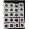 Image 2 : British Pennies and Modern Canadian 25 Cent Pieces
