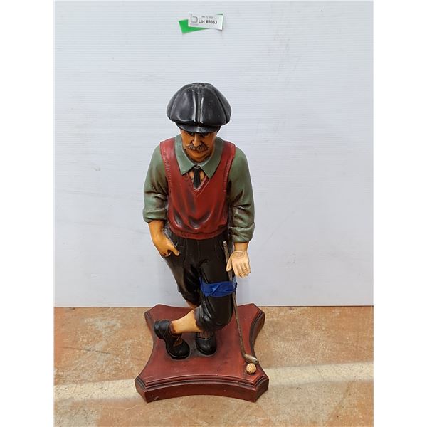 * Vintage resin Golfer