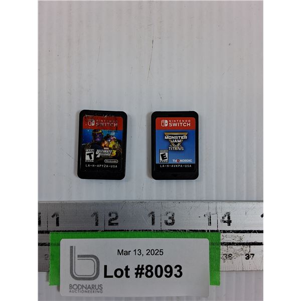 (2) Nintendo Switch Games - No Cases - As Is