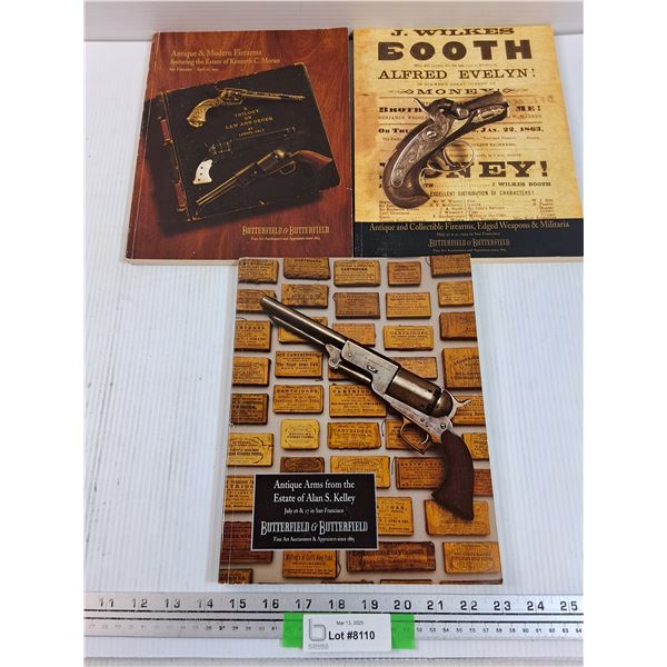 (3) Butterfield & Butterfield Gun Collection Books