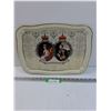 Image 1 : The Queens Silver Jubilee Metal Serving Tray- 17" x 12.5"