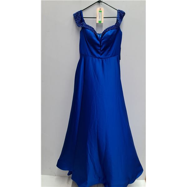 * 2Cute Blue Prom Dress - Size 12
