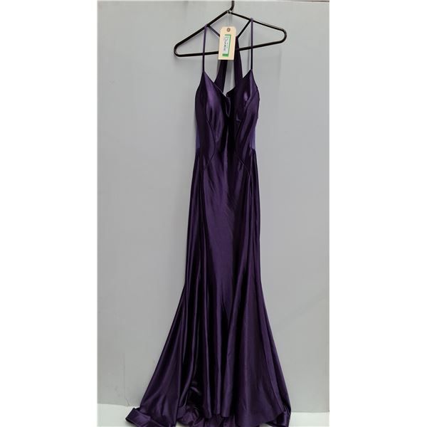 * Angela & Alison Purple Prom Dress - Size 12