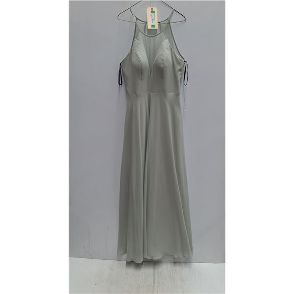 * Sorella Light Green Prom Dress - Size 16