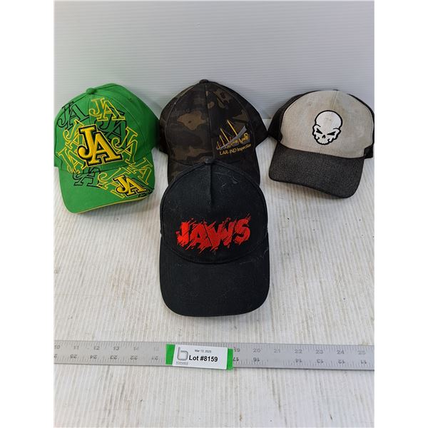 (4) Adjustable Ballcaps
