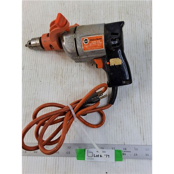 Black and Decker 2.5A Corded Drill