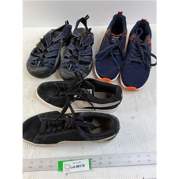 Puma, Fashion and Keen Footwear.