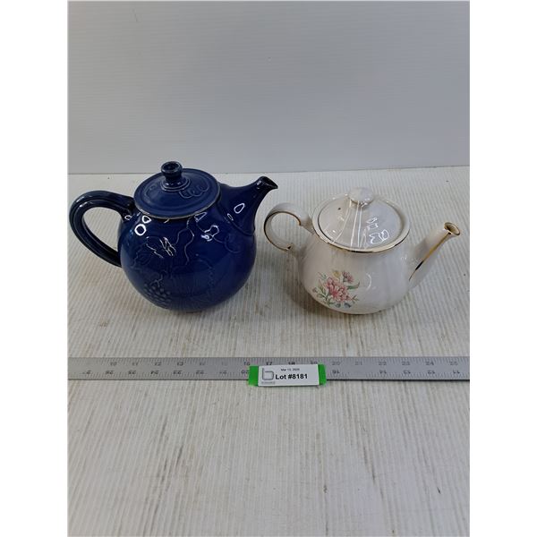 (2) Teapots, One made in China