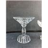 Image 2 : (2) Crystal Footed Bowls