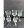 Image 3 : (7) Crystal and Glass Goblets