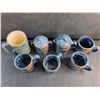 Image 5 : Denim Themed Ceramic Cream & Sugar Set and Mugs