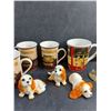 Image 3 : Ceramic Coffee Mugs, Puppy and Toucan Decorations
