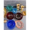 Image 7 : Various Glass Bowls, Brass Pitcher Decorations, Salt & Pepper Shakers and Mugs