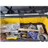 Image 2 : Toolbox 9" Tall x 22" Long x 10" Wide & Tools- Screwdrivers, Pliers, Wrenches, Misc.