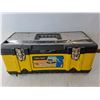Image 4 : Toolbox 9" Tall x 22" Long x 10" Wide & Tools- Screwdrivers, Pliers, Wrenches, Misc.