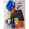 Image 3 : Office Supplies- Golf Pencils, Envelopes, Mousepad, Misc., White-Westinghouse Heater- Powers On