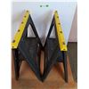 Image 1 : *(2) Stanley Plastic Folding Sawhorses