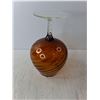 Image 3 : Amber Colored Glass Vase