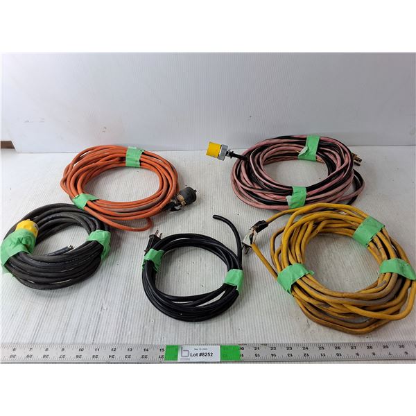 (5) Extension Cords- Untested