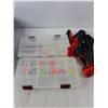 Image 2 : Flambeau Tackle Box with Hooks, Gloves, Misc.