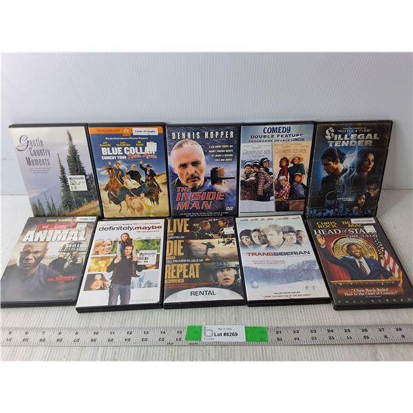 (10) DVDs- The Inside Man, Transsiberian, Head of State, Misc.
