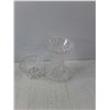 Image 2 : Glass Dishes- Vase, Sugar Bowl, Creamer, Candy Dish