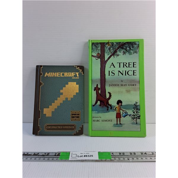 Minecraft Construction Handbook and a Tree is Nice Book