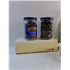 Image 2 : Plastic Wrap Holder, Jars, Various Hardware, Coffee Pot and Organizer