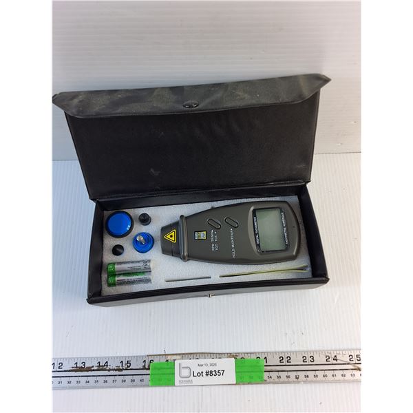 Power Fist Digital Laser and Contact Tachometer - As Is