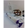 Image 2 : Bike Air Pump, Belt, Cups, Glass Angel Ornament, Starting Lineup Ward Burton Figure and Trading Card