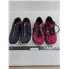 Image 1 : (2) Pairs of Walking Shoes (New Balance Pink Size 9 & Plush Navy Size 8)