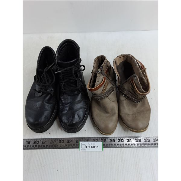 (2) Pairs of Shoes - Denver Hayes Approx Size 9 & Maurices Size 6