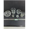Image 1 : Assorted Crystal Serving/Display Pieces - 3 Smalls are Glass