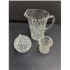 Image 2 : Assorted Crystal Serving/Display Pieces - 3 Smalls are Glass