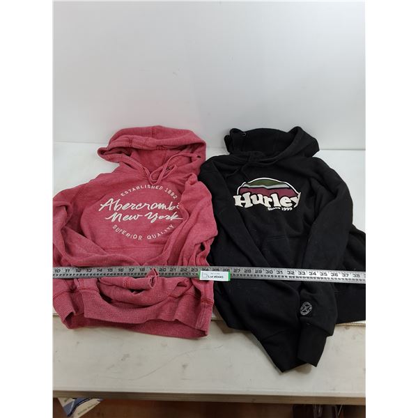 (2) Large  Pullover Hoodies (Abercrombie & Hurley)