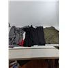 Image 1 : (2) Men's Shorts (Guess L & Under Armour M), (2) Women's Tops (Bravado XXL & Classic Edition L)