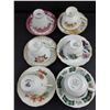 Image 2 : (6) Fine China Tea Cups & Saucers