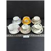 Image 1 : (6) Fine China Tea cups & Saucers