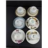 Image 2 : (6) Fine China & Porcelain Tea Cups & Saucers