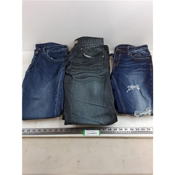 (3) Pairs of Denim Jeans