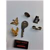 Image 2 : Harley Davidson Tin, Tie Clip, Shirt Pins, Sturgis Shirt Pin and Porsche Key