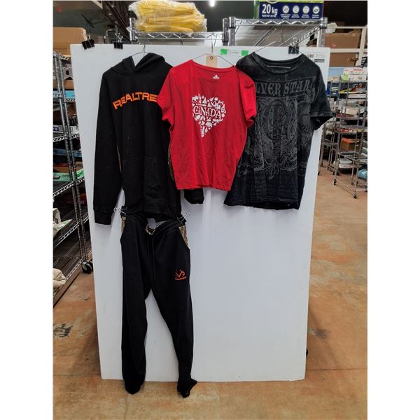 Realtree Track Suit and (2) T Shirts