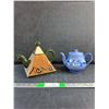 Image 1 : (2) Decorative Ceramic Tea Pots